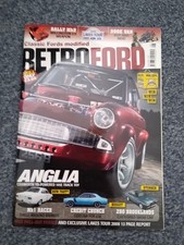 Retro Ford Magazine August 2009 Anglia Brooklands 300E Van Cortina Cosworth