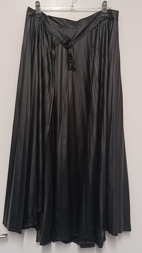 Zara black faux - , leather