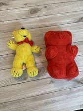 Haribo red gummy - red, and