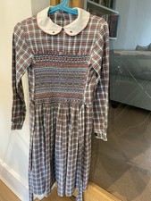 Tartan Hand-smocked Vintage