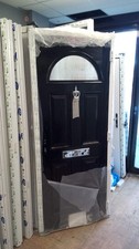 Brand New Composite Front Door - Black Front & White Inside 860 X 2040 Mm