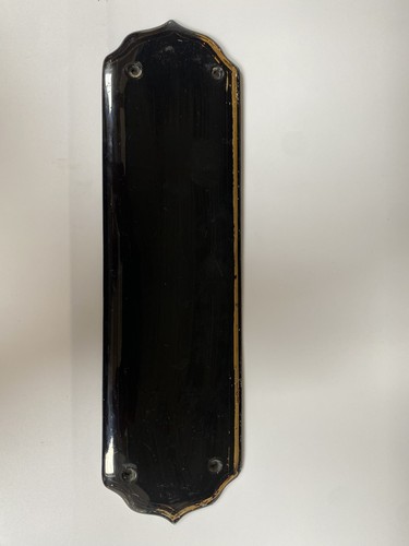Victorian black glazed - black, ceramic