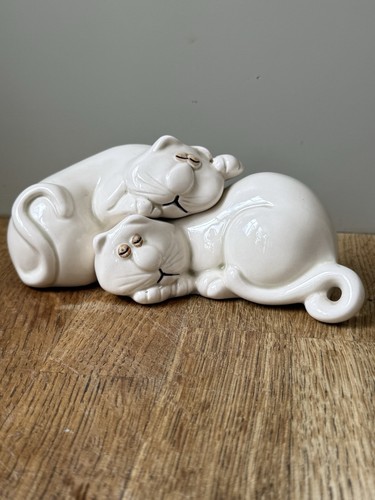 Fitz floyd ceramic cat - fitz, &