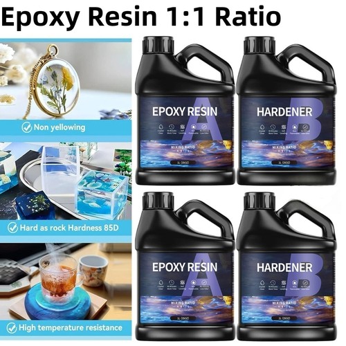 Crystal clear epoxy resin - clear, kit