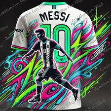 Messi Football Fans 3D Printed