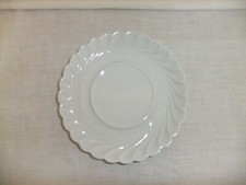 c4 Porcelain Haviland Limoges France - Corse Blanc - white fluted modern 9A3A