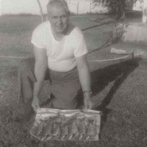 Vintage snapshot photo man - photo,