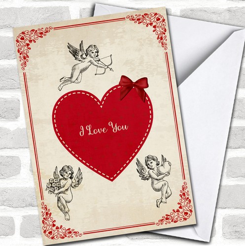Vintage heart angels - vintage,