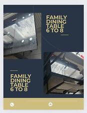 Black Glass Top Extendable