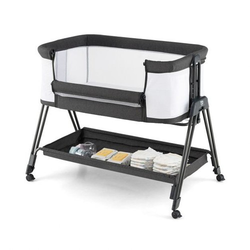 Costway baby bedside - costway, crib