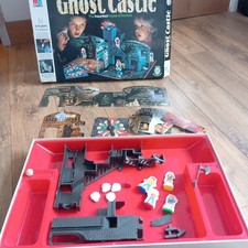 MB Games Ghost Castle Board Game 1985 Incomplete only missing coffin lid