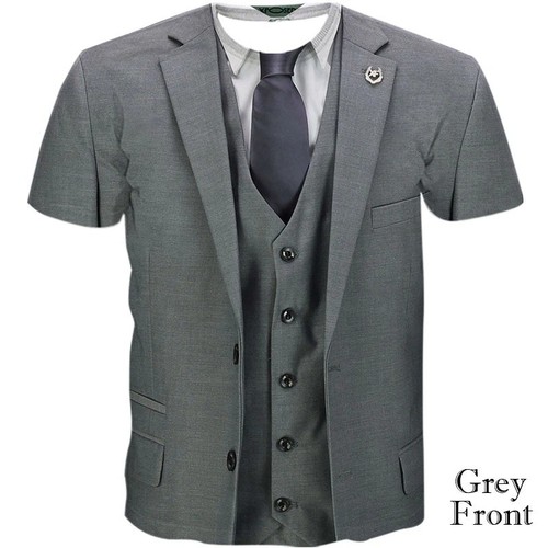 Funny tuxedo print shirt - funny,
