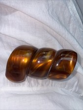 Vintage Bakelite napkin rings