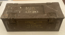 EX ARMY METAL AMMUNITION BOX