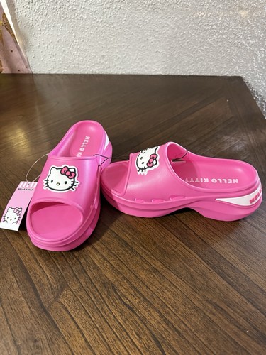 Hello kitty pink slide sandals - pink,