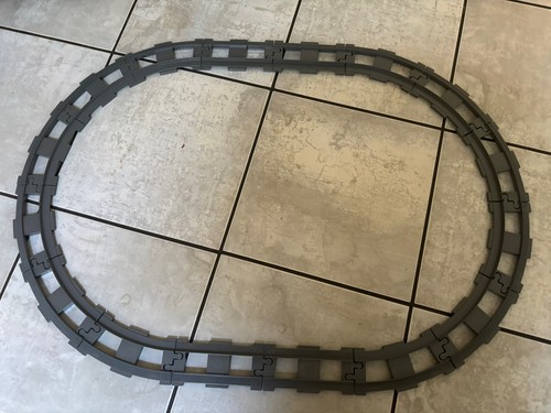 Lego duplo grey large - large, oval