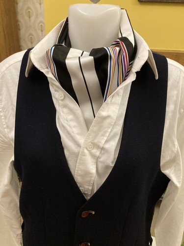 Vintage striped french evening - striped,