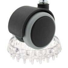 4x Transparent Castor Wheel