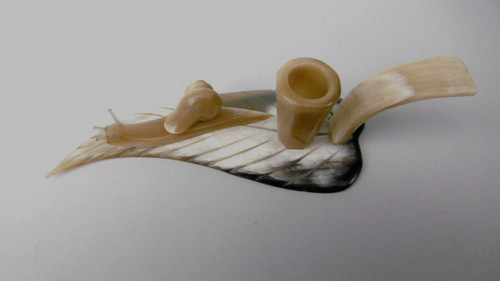 Snail candle holder bovine - candle,