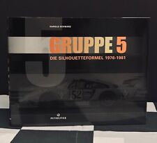 GRUPPE 5 DIE SILHOUETTEFORMEL 1976-1981 BOOK GERMAN PORSCHE 935 BMW 320 BMW M1