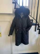 Saint& Sinner Black Puffer Parka Oversized Fit Coat In Satisfactory Fair  Size12