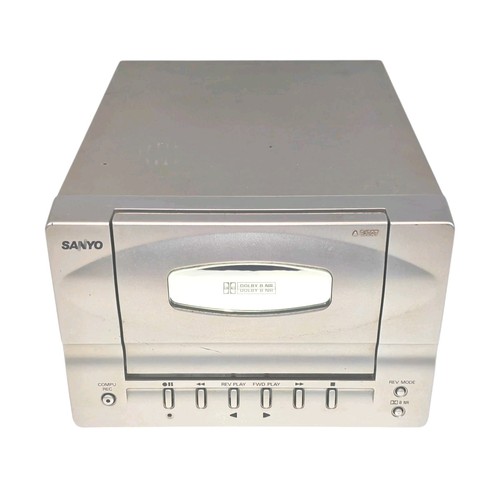 Sanyo tape deck silver - rd-m6,