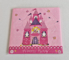 10 Paper NAPKINS PRINCESS PARTY CASTLES BUTTERFLIES HEARTS  PINK DECOUPAGE