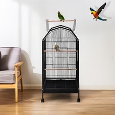 Open Playtop Parrot Bird Cage with Stand Large for Cockatiels and Parakeets