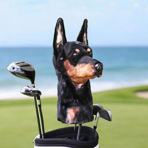 Custom doberman pinscher - doberman, golf
