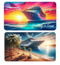 Personalised Cruise cabin door large magnet decoration