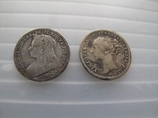 Victoria - two threepenny bits
