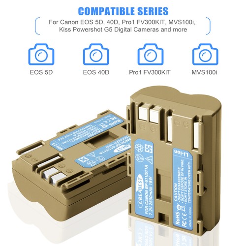 Battery charger for canon - 2x,