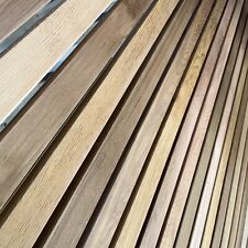Wooden Fence Panel Contemporary Design Slatted Western Red Cedar New Custom Made