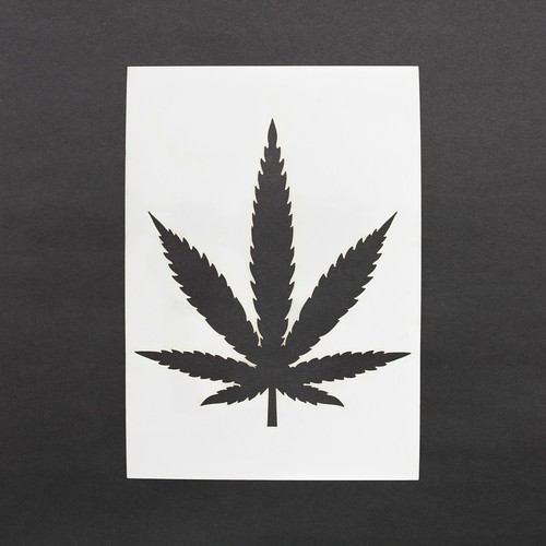 Marijuana stencil weed mylar - marijuana,