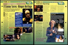 B'Elanna Torres: Klingon Heritage Starfleet Personnel - Star Trek Fact File Page