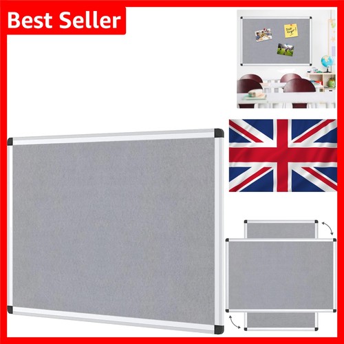 Notice board felt grey - notice,
