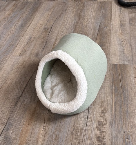 Aldi sage green fluffy cat - aldi,