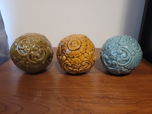 Set embossed glazed - set, 3
