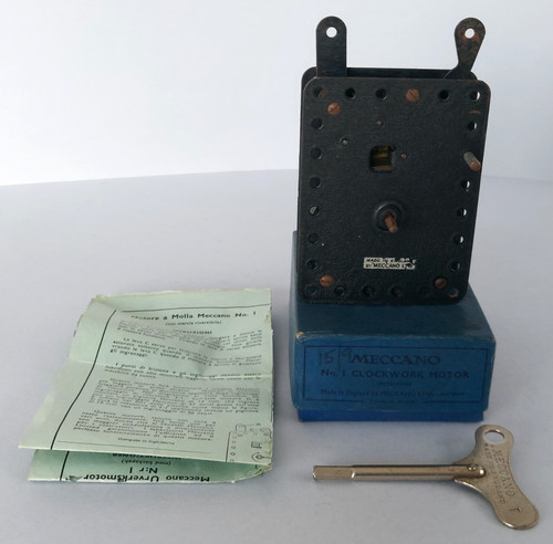 Meccano clockwork motor - 1,