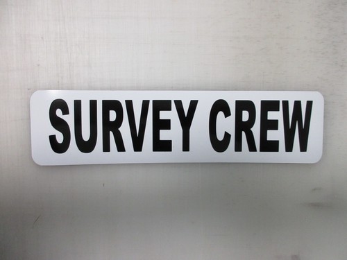 Survey crew white black - white,