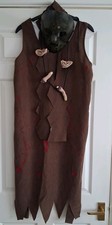 Matalan Butcher Halloween Fancy Dress Outfit With Mask Size S (Youth) Fake Ears