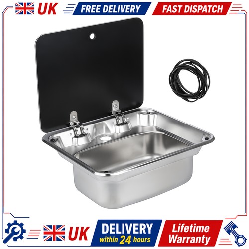 Stainless steel campervan sink - campervan,