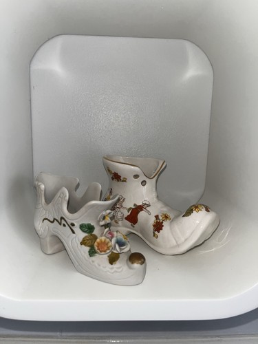 Two vintage decorative boot - two,