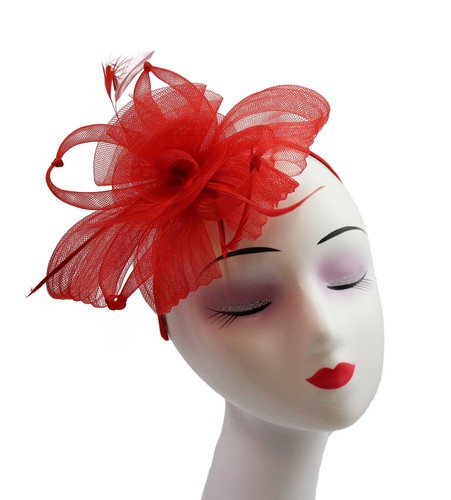 Small flower feather hair - flower,