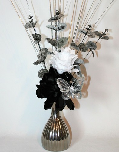 Artificial flowers black - artificial, &