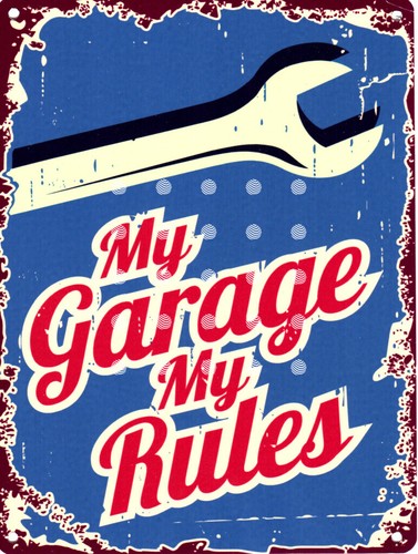 Garage rules metal - my,