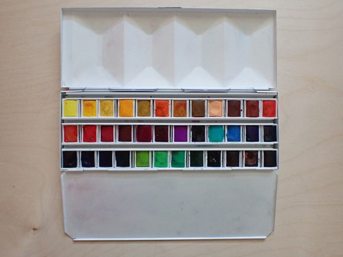 Holbein watercolour set 36 - holbein, set.