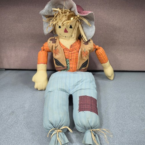 Fabric scarecrow doll - fabric,