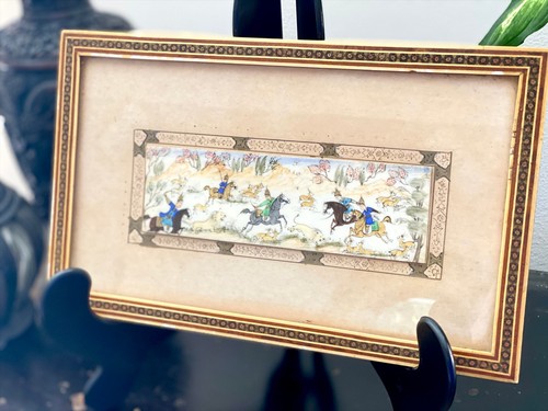 Vintage persian miniature - vintage,