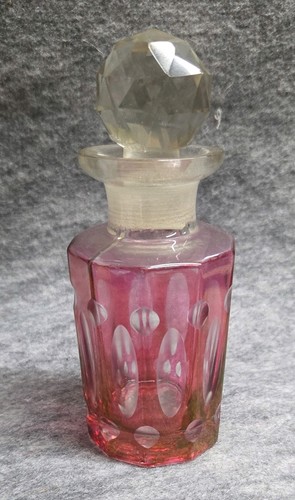 Vintage glass perfume bottle - vintage,